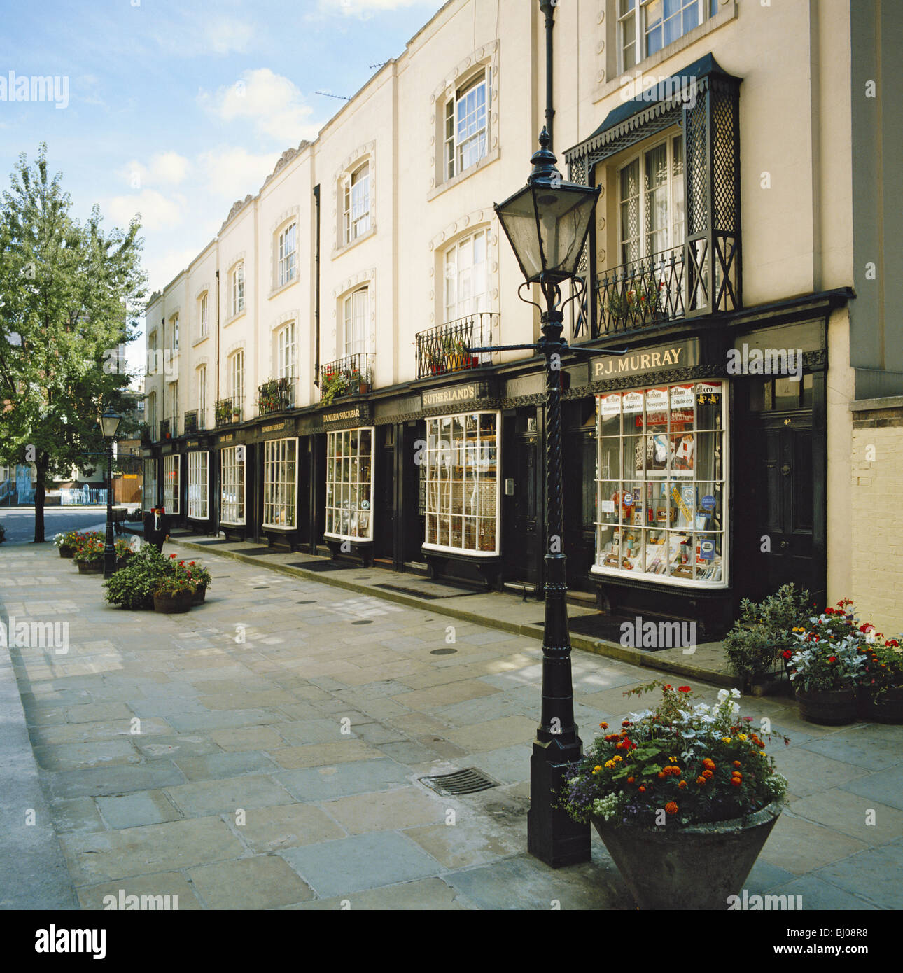 Woburn Walk, Bloomsbury, georgische London, England, UK, GB Stockfoto
