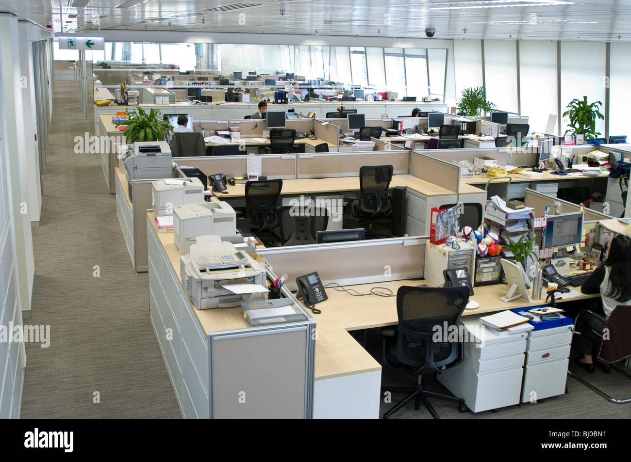 Credit Suisse Hong Kong office Stockfoto