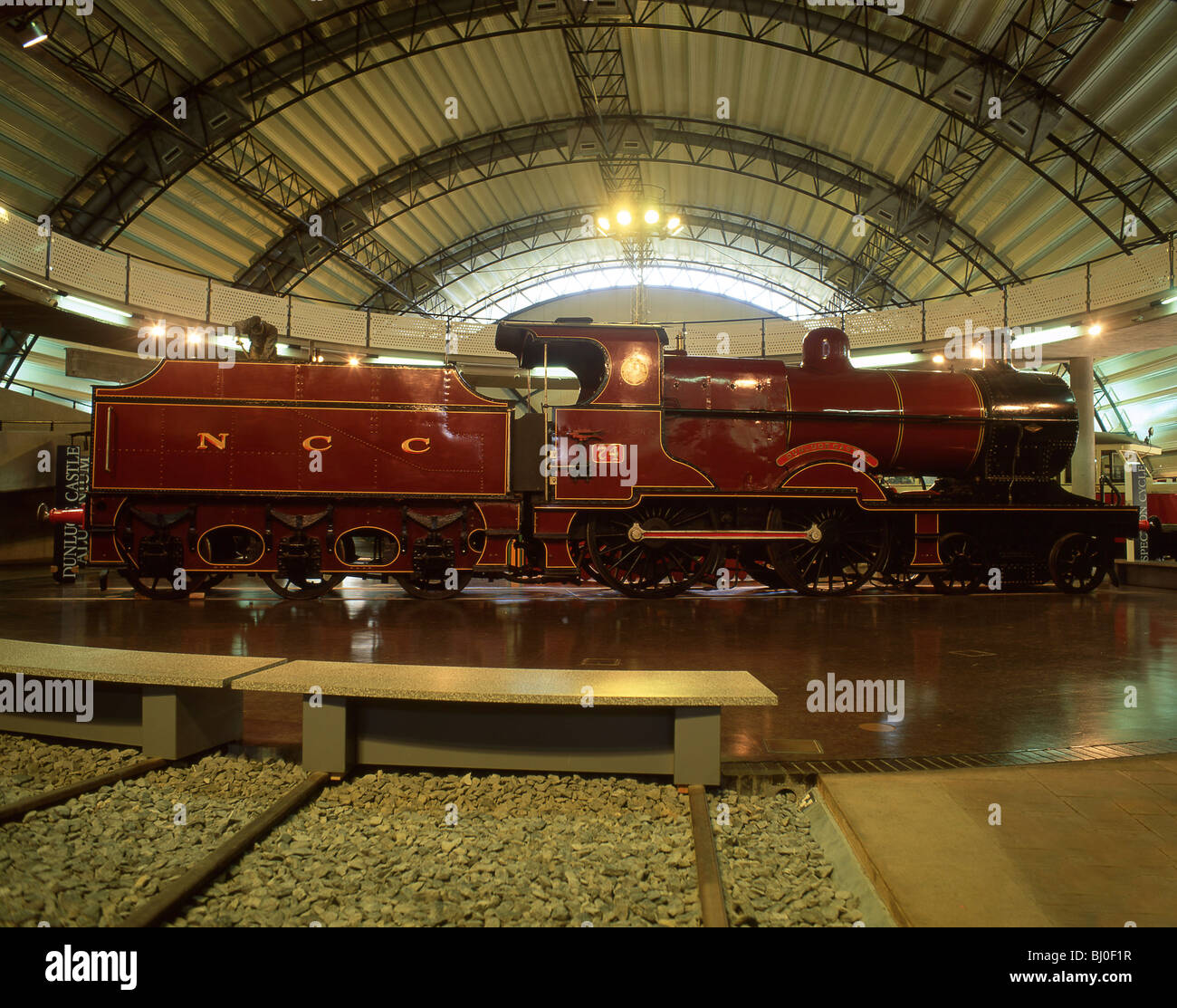 Eisenbahn Sammlung, Ulster Folk & Verkehrsmuseum, County Down, Nordirland, Vereinigtes Königreich Stockfoto