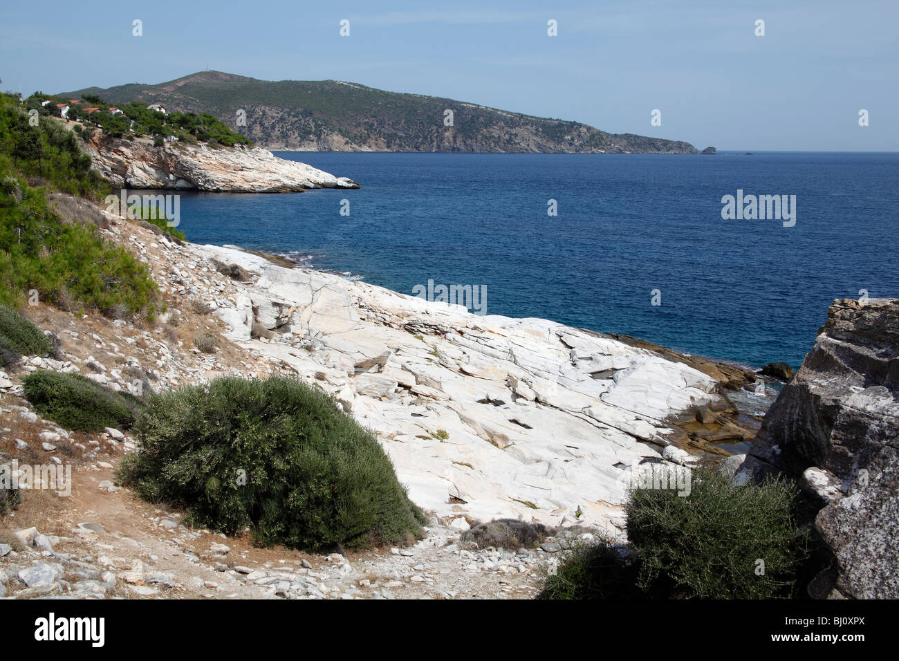 Aliki, Thassos, Griechenland, September 2009 Stockfoto