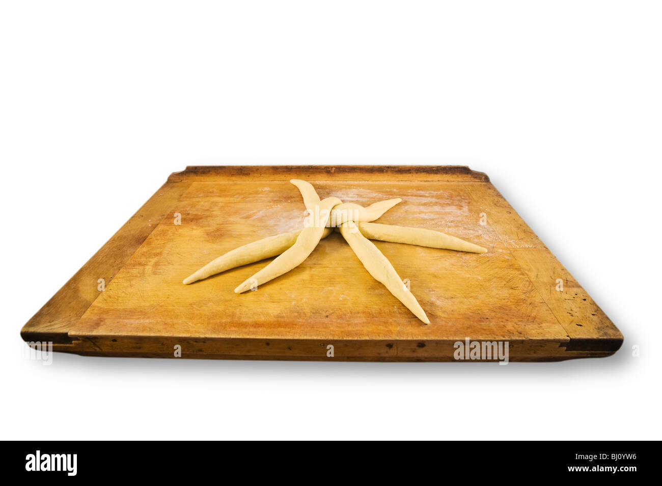 Zopf geflochten Laib Stockfoto