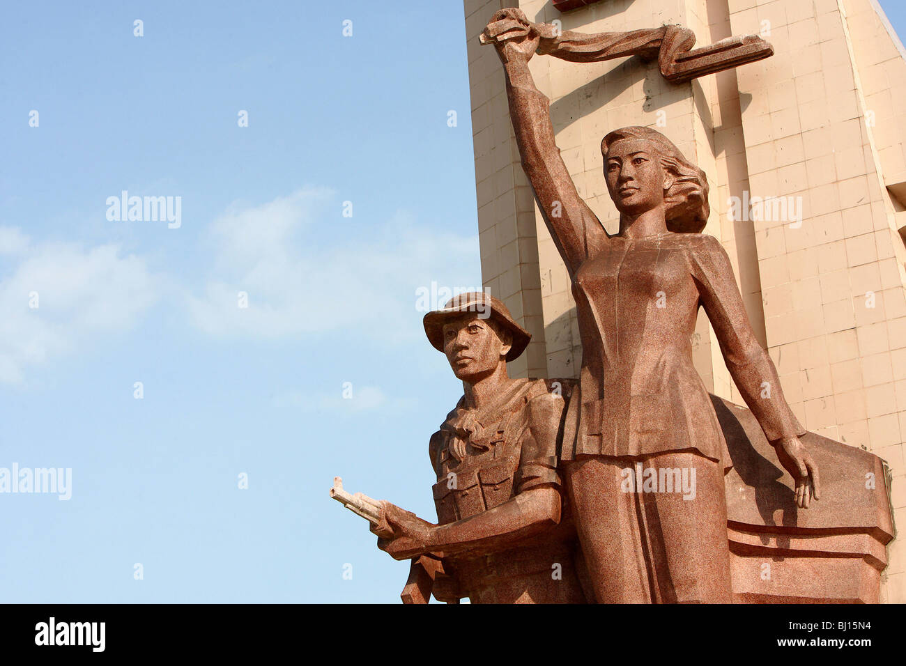 Denkmal auf dem Soldatenfriedhof Helden, Vietnam Stockfoto