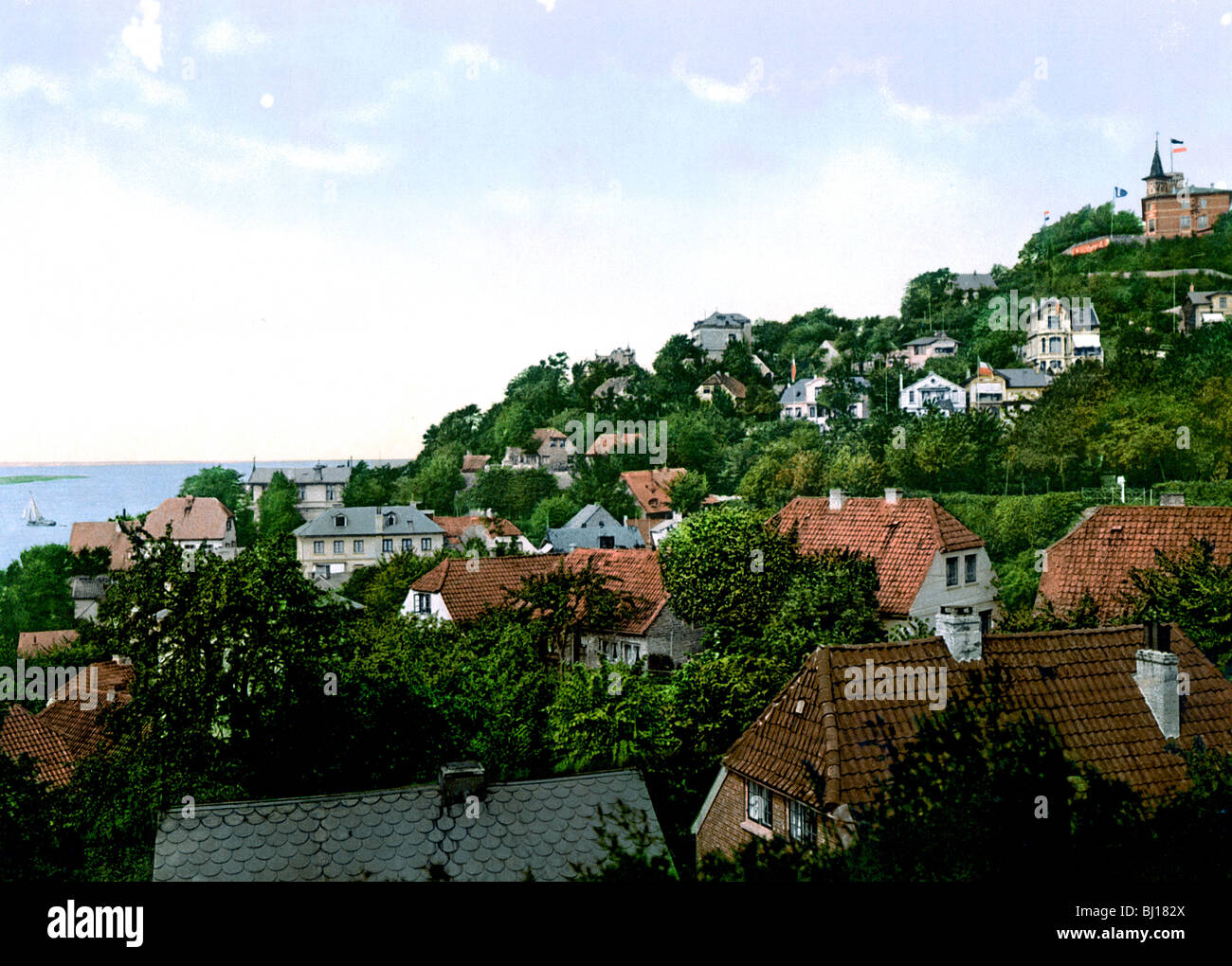 Blankenese Hamburg Stockfoto