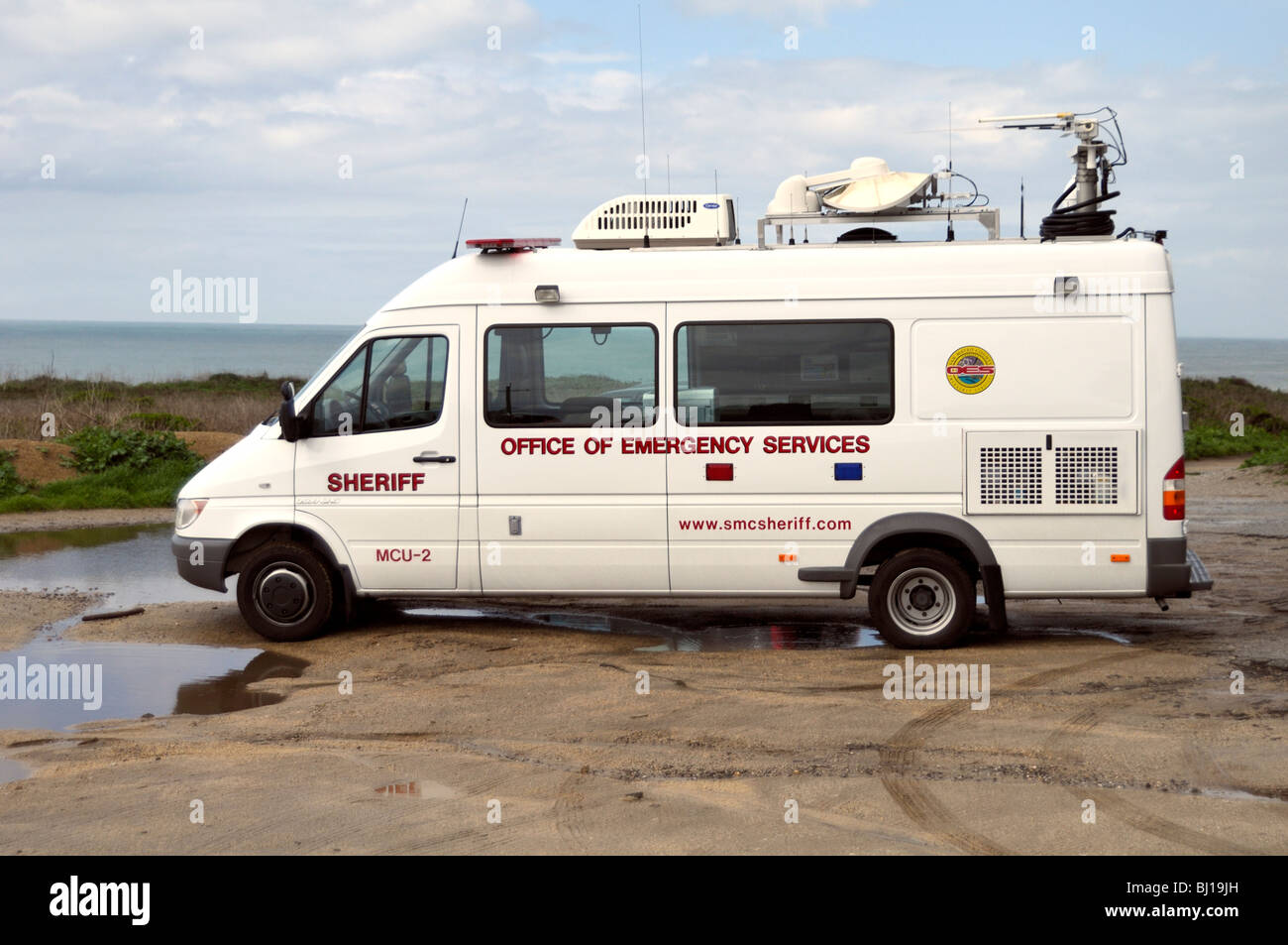 San Mateo County Sheriff Notfallfahrzeug, Redwood City, Kalifornien. Stockfoto