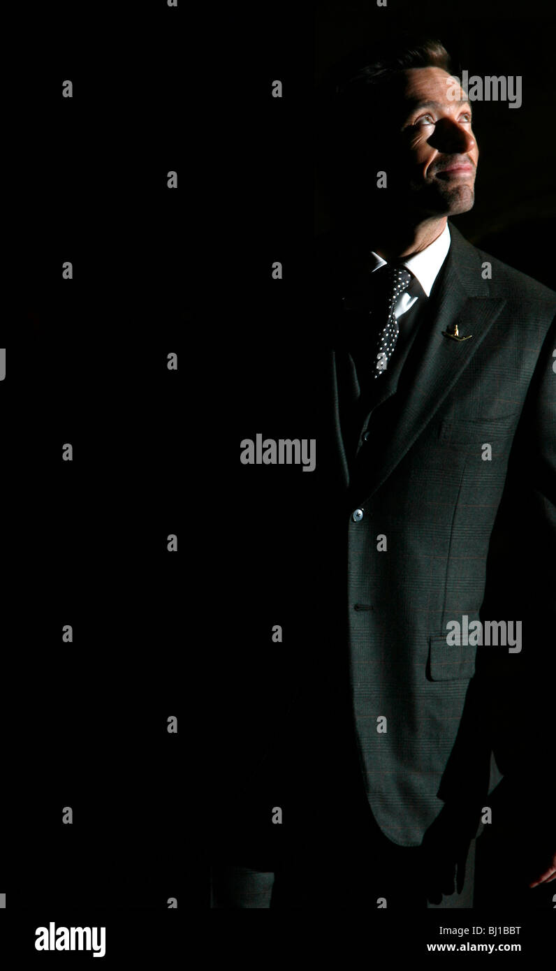 HUGH JACKMAN Australien FILM PREMIERE ODEON Kino WEST END am LEICESTER SQUARE LONDON ENGLAND 10. Dezember 2008 Stockfoto