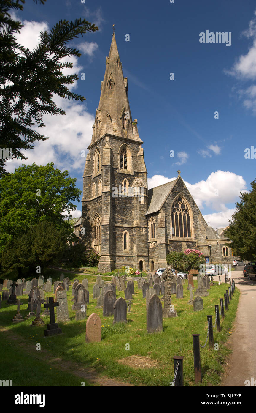 Ambleside Pfarrkirche der Hl. Maria der Jungfrau, Lake District, Cumbria, England, Vereinigtes Königreich Stockfoto