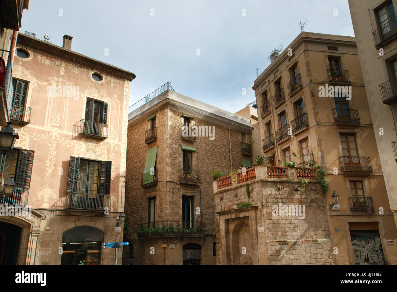 Altstadt von Barcelona Stockfoto