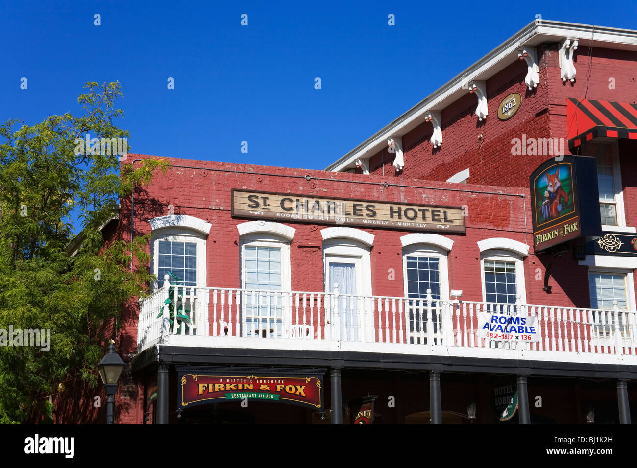 Historische St. Charles Hotel in Carson City, Nevada, USA