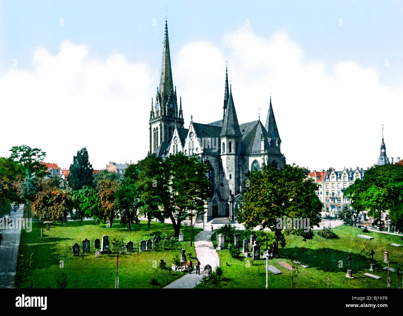 Neue Luther Kirche Kassel Stockfoto