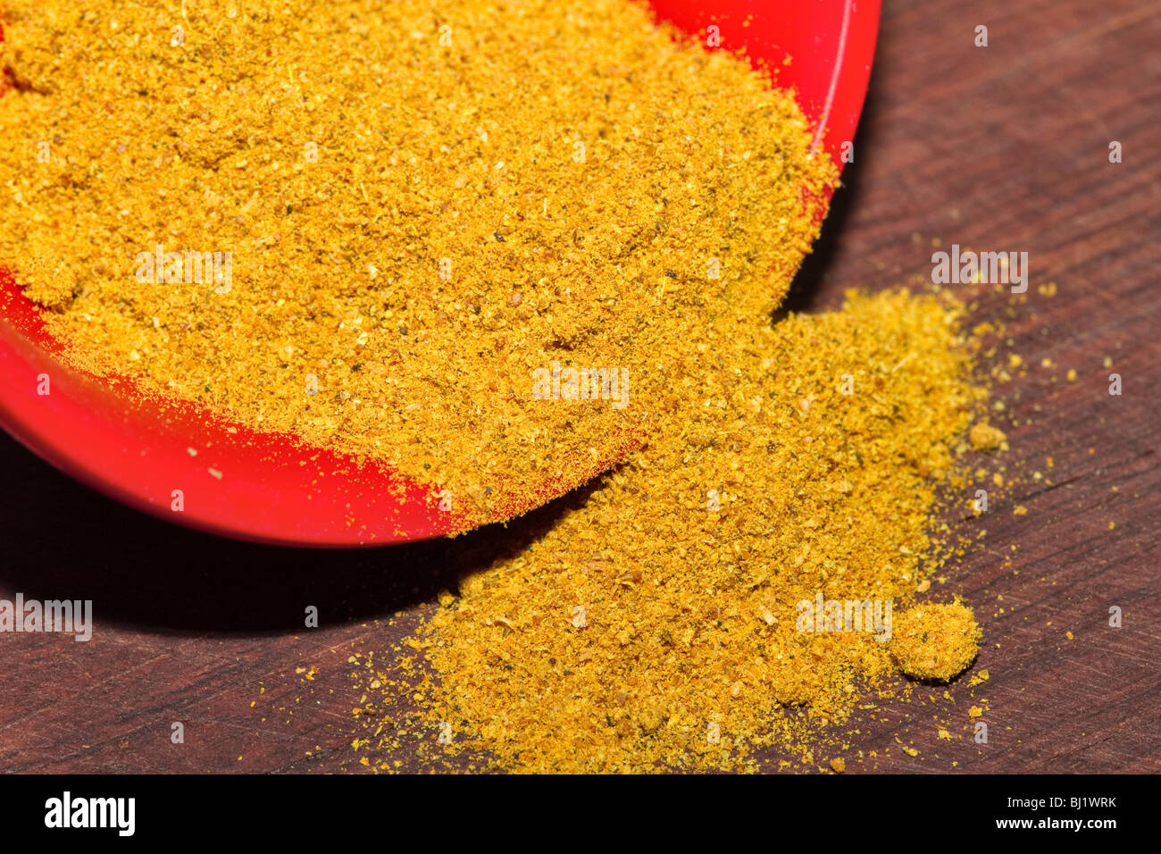 Curry-Pulver Stockfoto