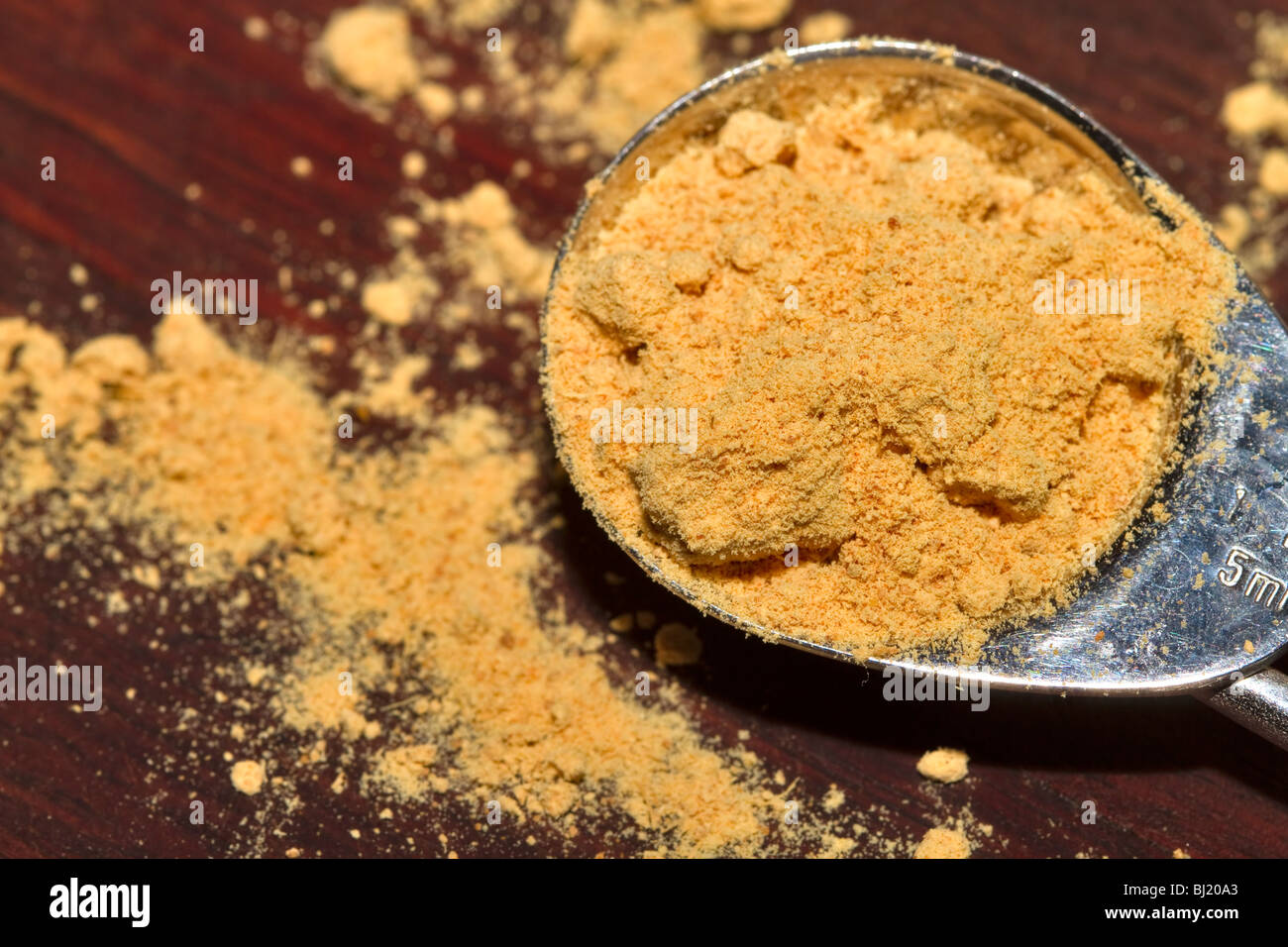 Gemahlener Ingwer getrocknet Stockfoto