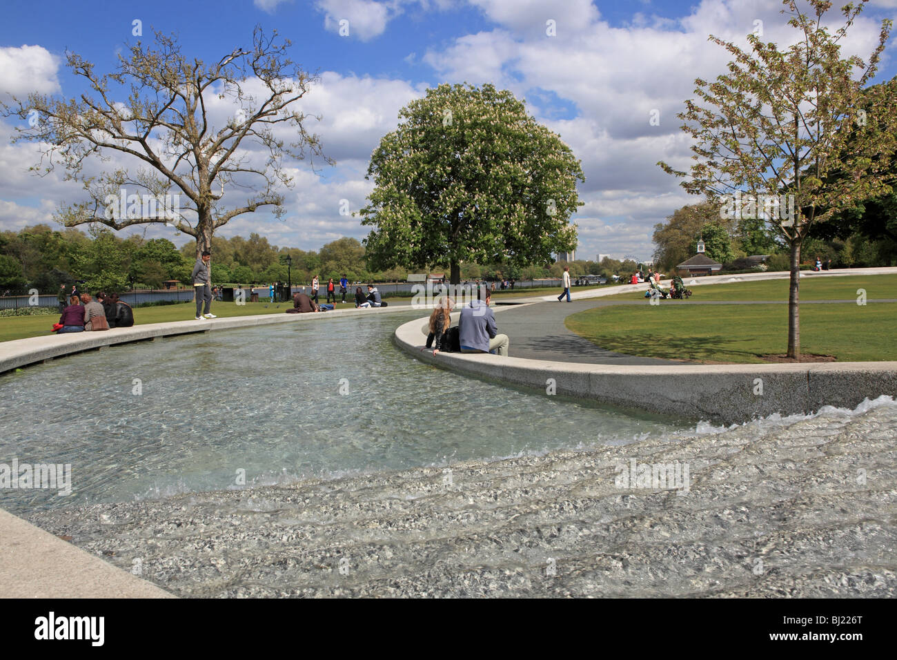 London, Diana Princess Of Wales Memorial Fountain Stockfoto