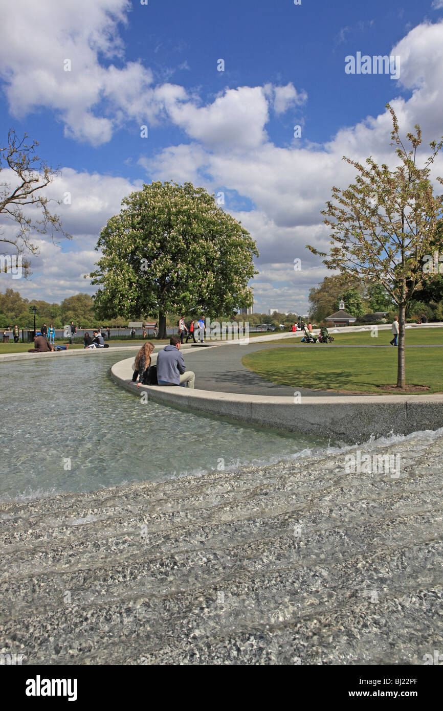 London, Diana Princess Of Wales Memorial Fountain Stockfoto