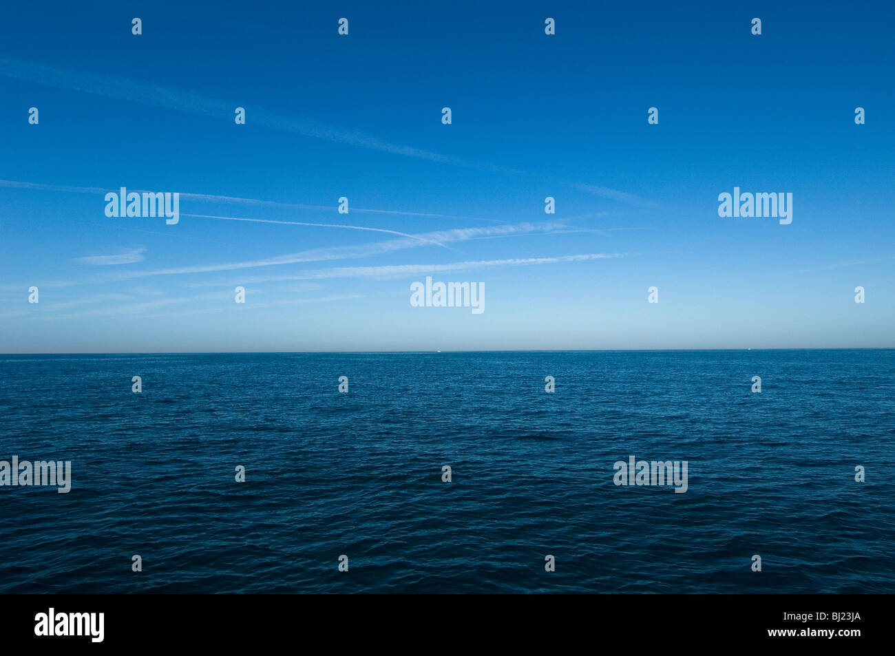 Himmel und Meer Stockfoto