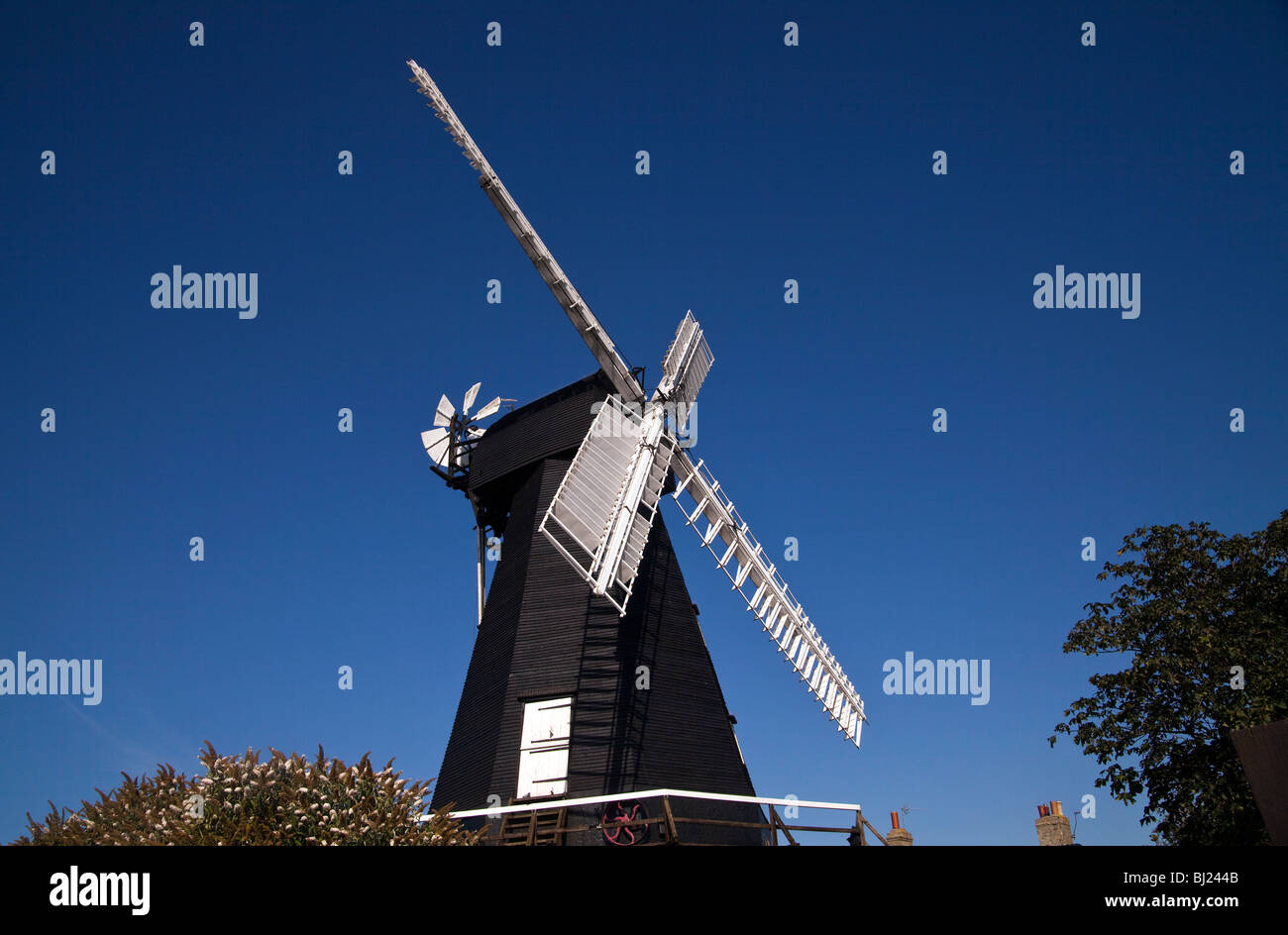 Herne-Mühle ist eine traditionelle Kittel Mühle In Herne Bay, Kent, Stockfoto