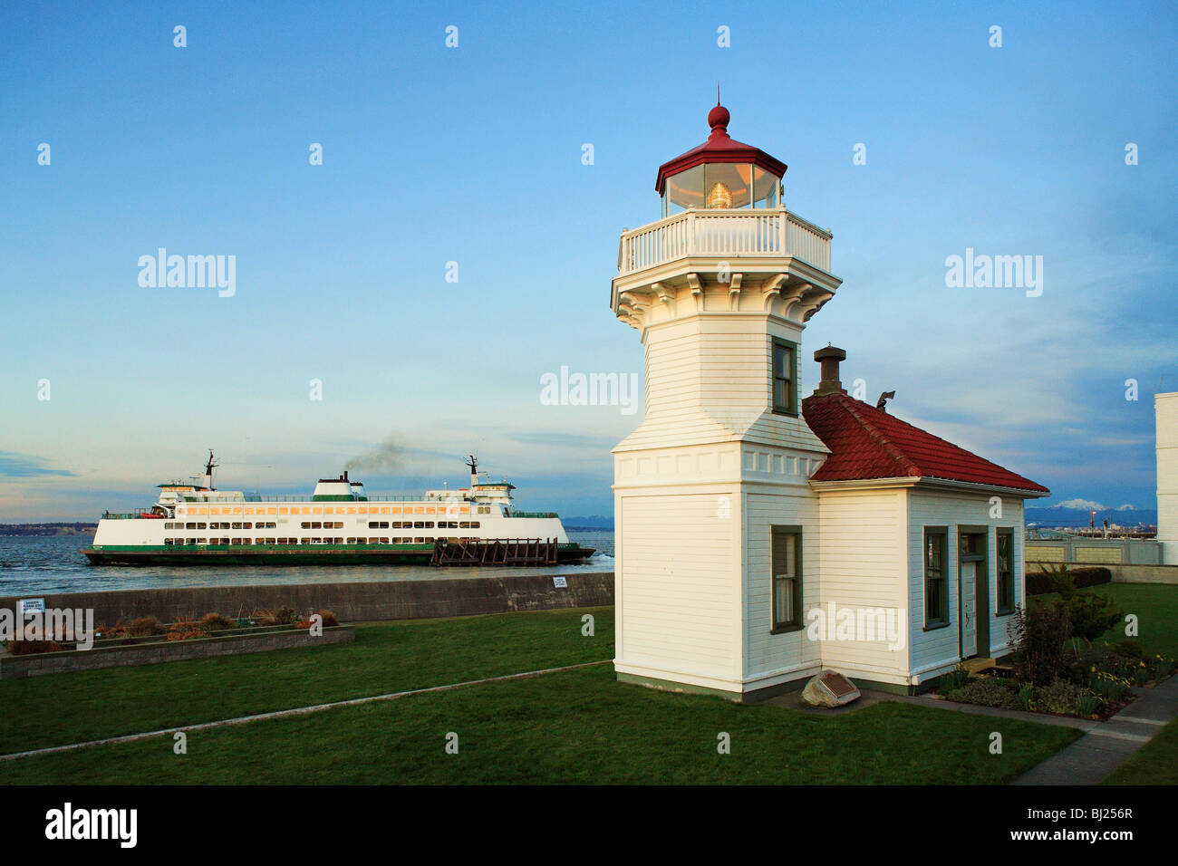 Mukilteo leichte Station in Snohomish County nördlich von Seattle Stockfoto