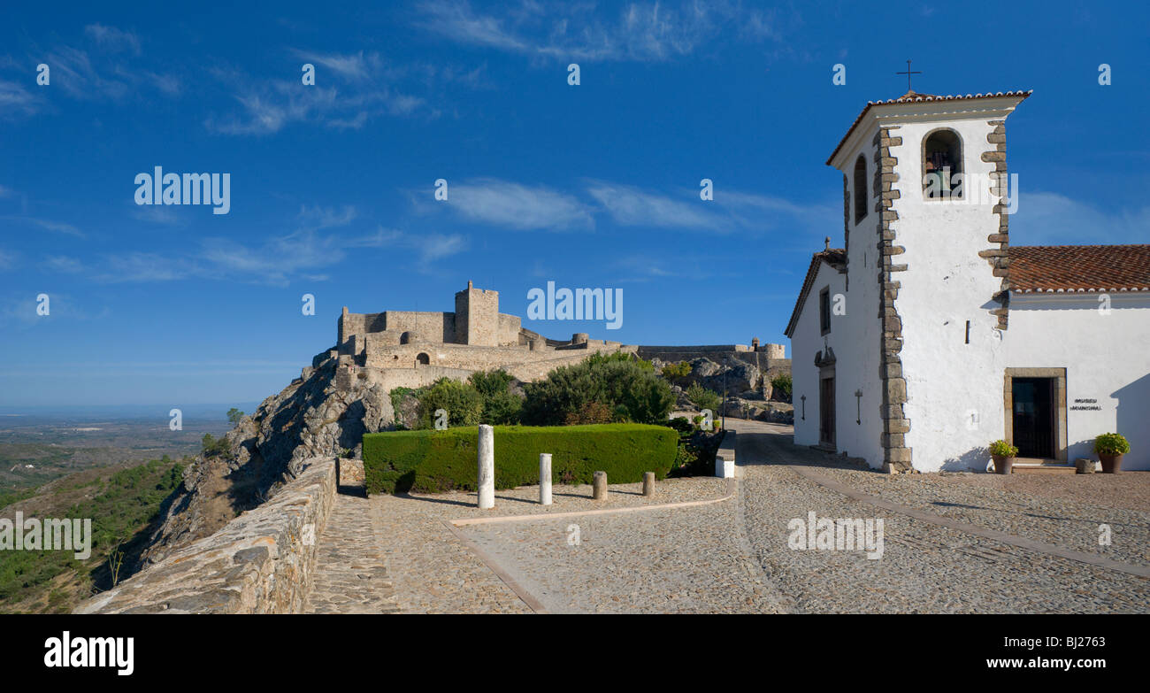 Portugal, Alentejo Marvao, die Burg und Museum Stockfoto