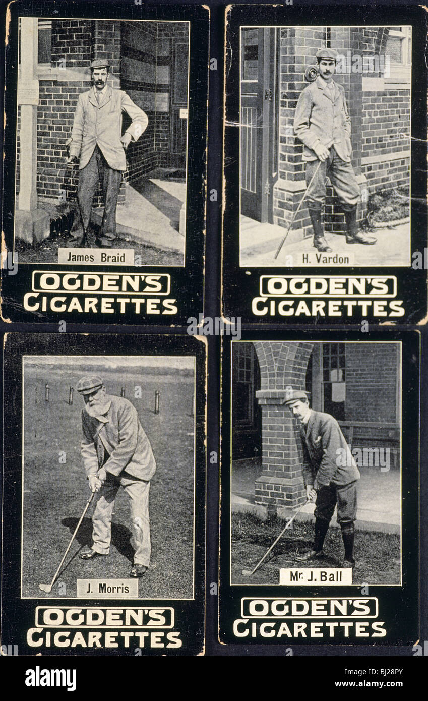 Foto Karten der Golfspieler von Ogden von allgemeinem Interesse Serie F, 1903. Artist: Unbekannt Stockfoto