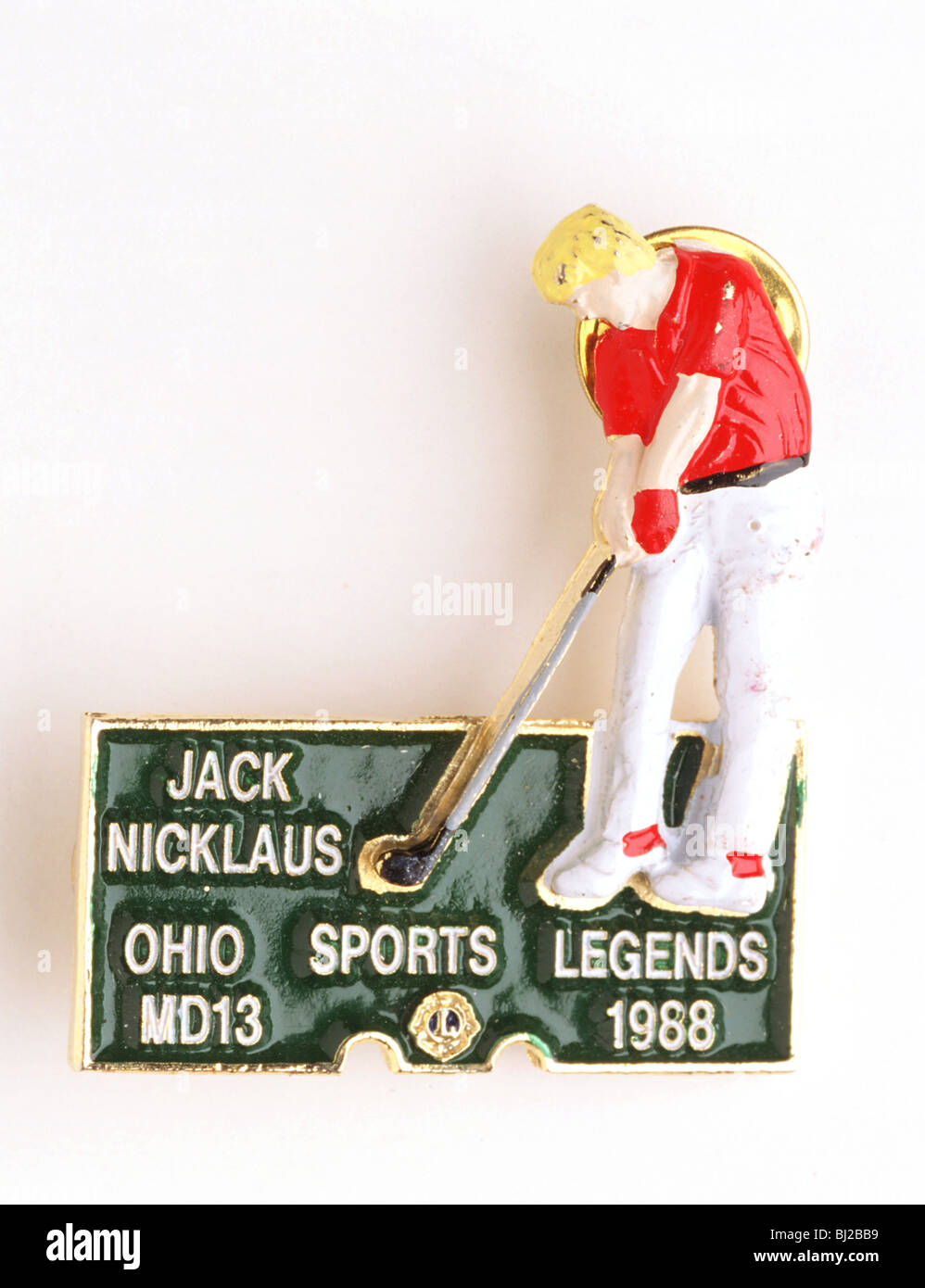 Jack Nicklaus Abzeichen, amerikanischen, 1968. Artist: Unbekannt Stockfoto