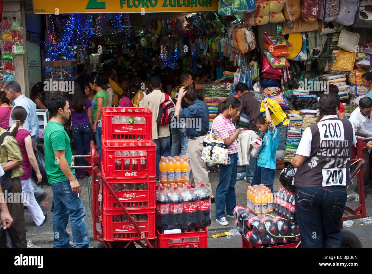 Kolumbien, Medellin, Straßenszenen, Anbieter, Stockfoto