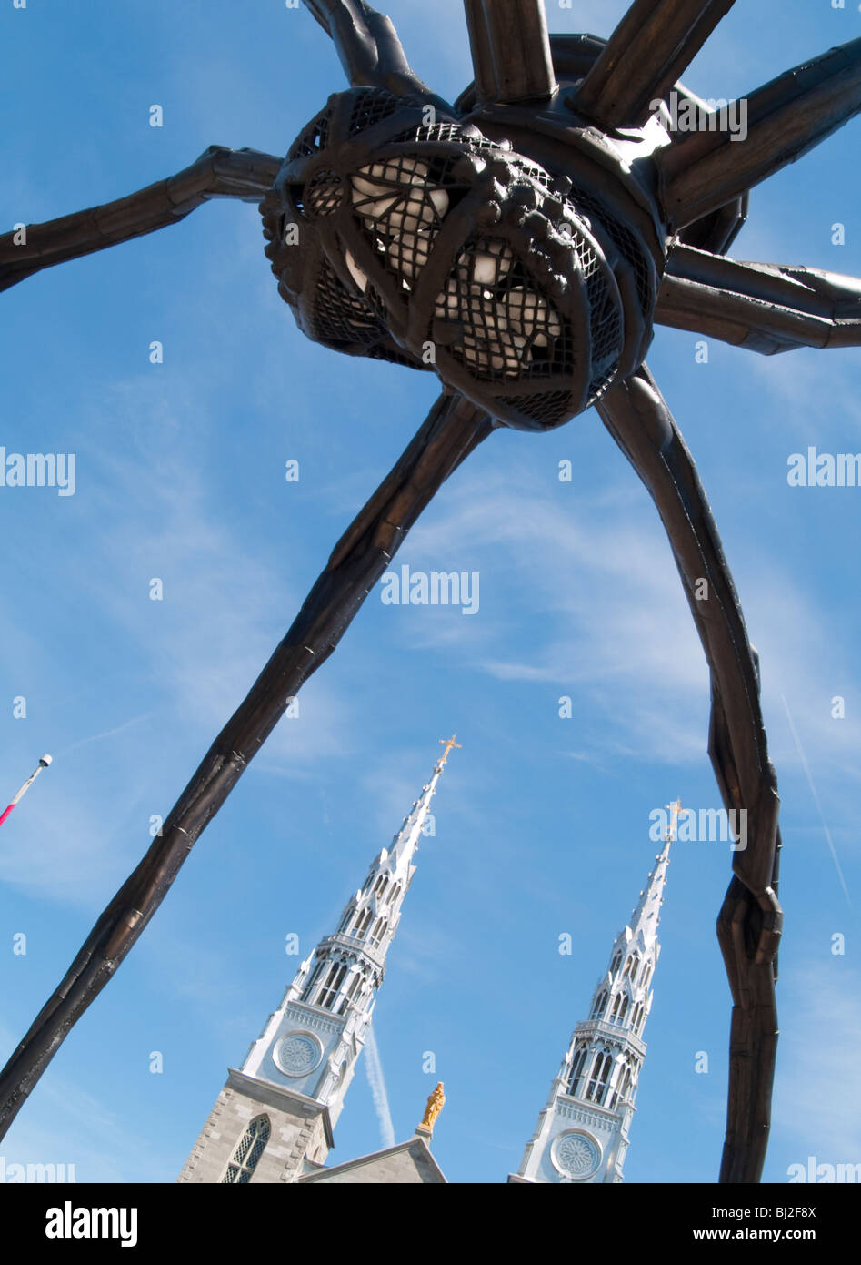 Die Riesenspinne "Maman" Skulptur außerhalb der National Gallery in Ottawa, Ontario Kanada Stockfoto