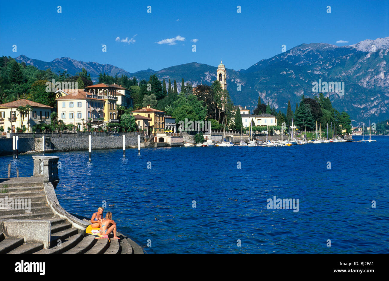 Tremezzo am Comer See Stockfotografie Alamy