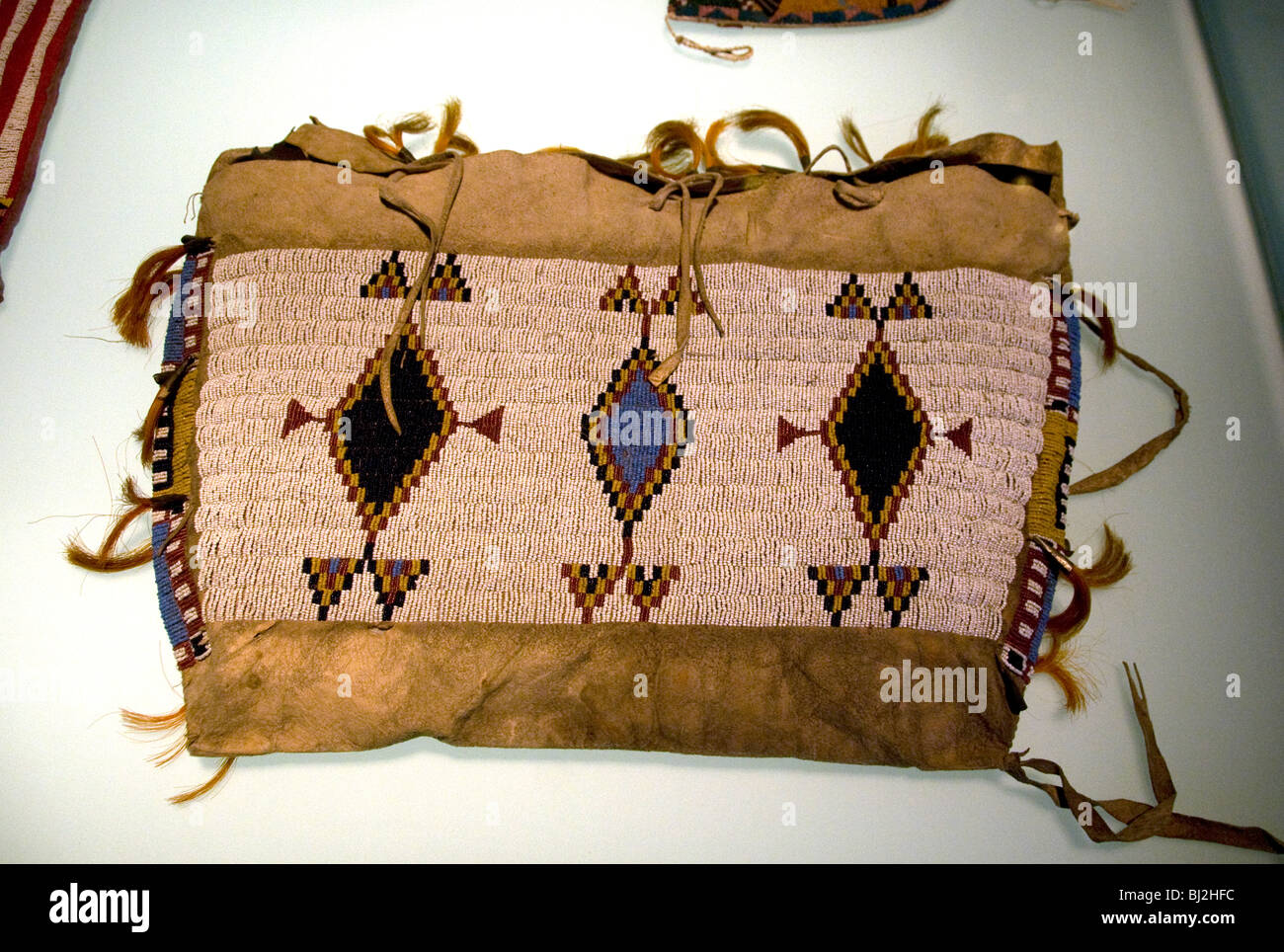 Nordwestküste Amerika indische Indianer Tasche Stockfoto
