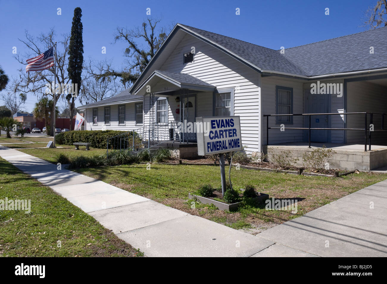 Evans Carter Funeral Home High Springs Florida Stockfoto