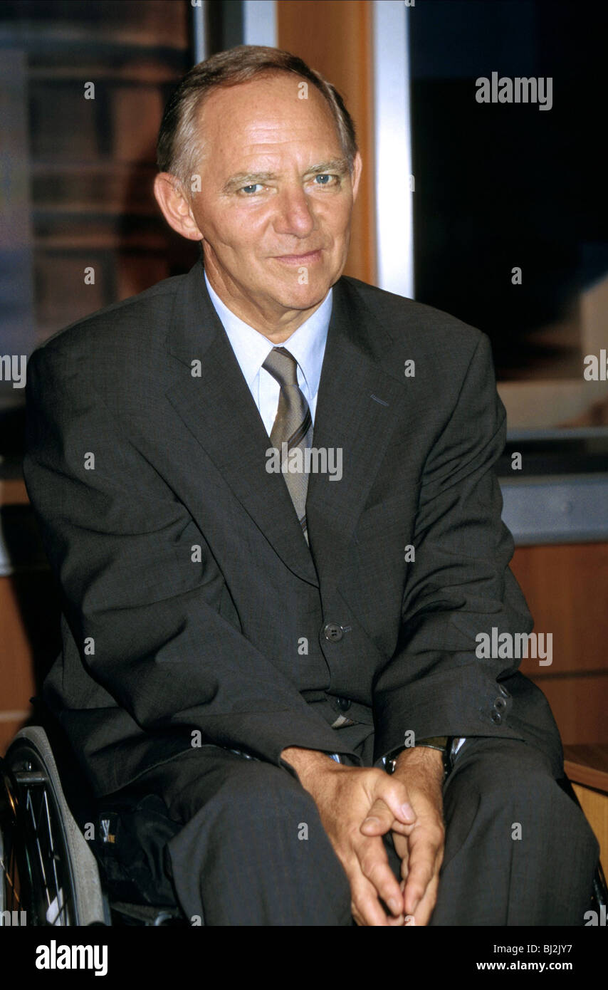 WOLFGANG Schäuble BUNDESAUßENMINISTER 9. Oktober 2003 Stockfoto