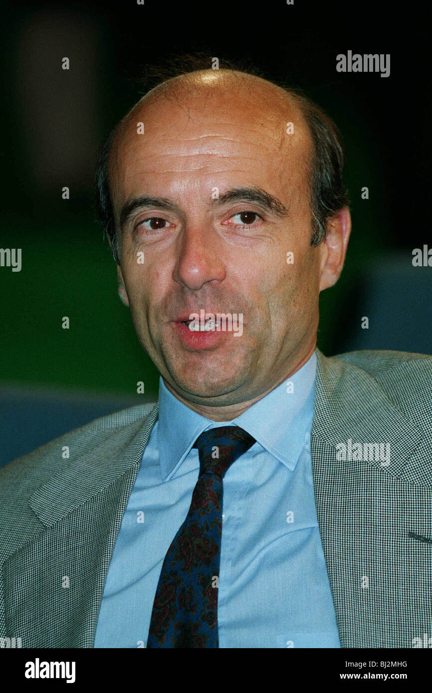 ALAIN JUPPÉ Außenminister von Frankreich 17. August 1993 Stockfoto