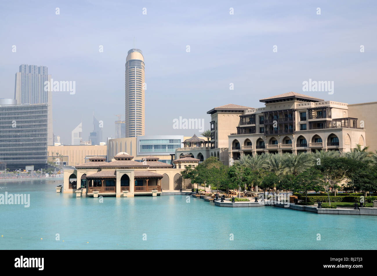 Downtown Burj Khalifa, Dubai, Vereinigte Arabische Emirate Stockfoto