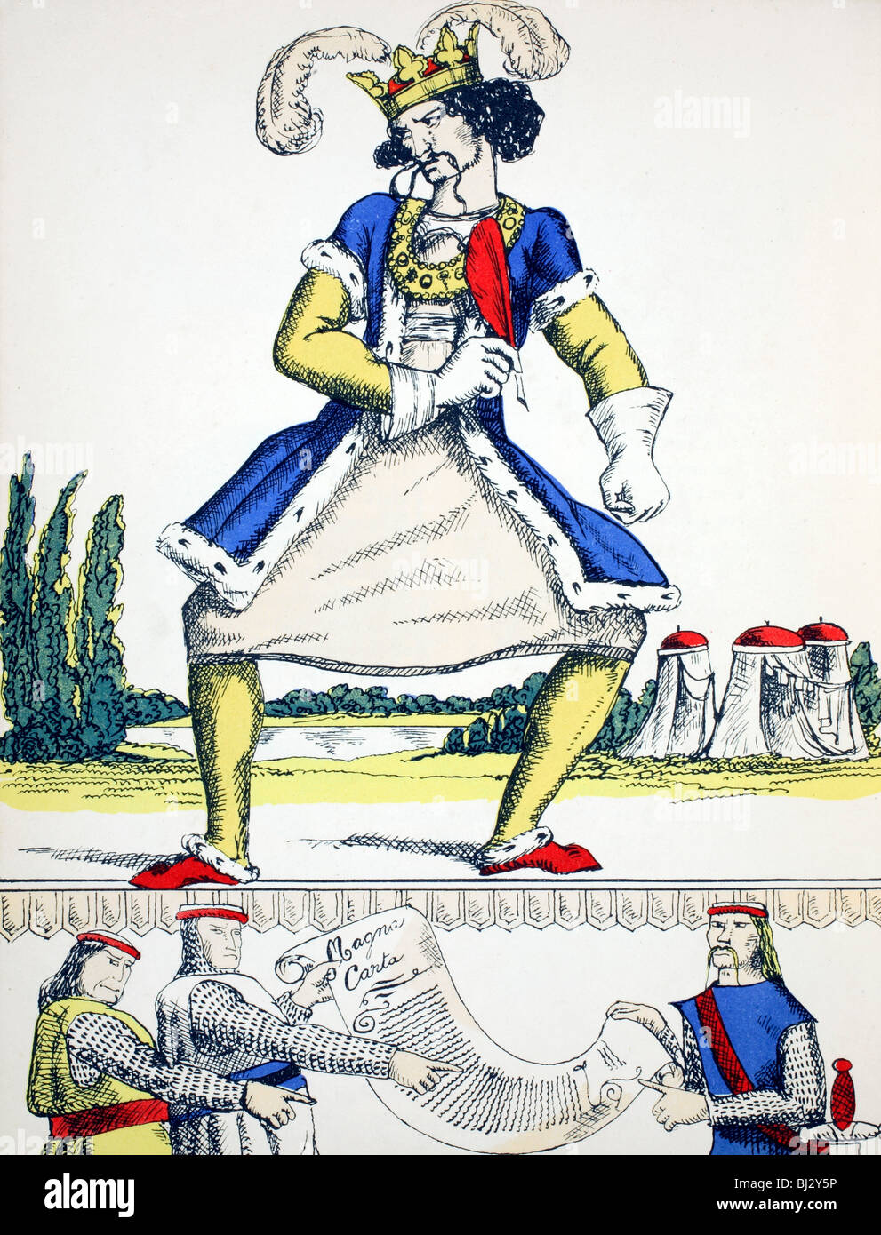 John i., König von England von 1199, (1932). Künstler: Rosalind Thornycroft Stockfoto