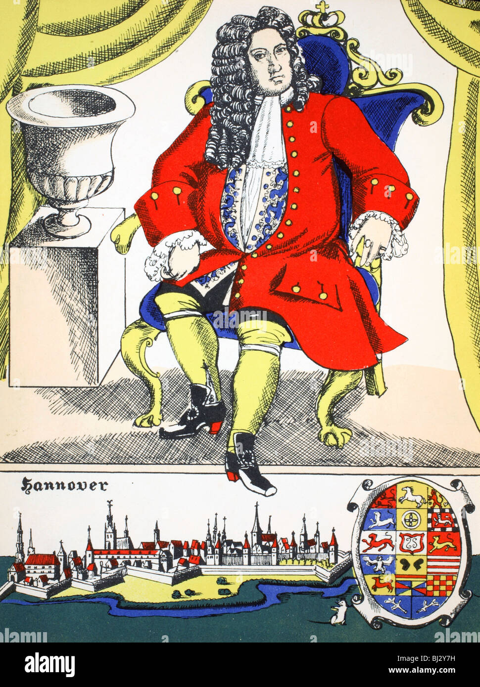 Georg i., König von Großbritannien und Irland von 1714, (1932). Künstler: Rosalind Thornycroft Stockfoto