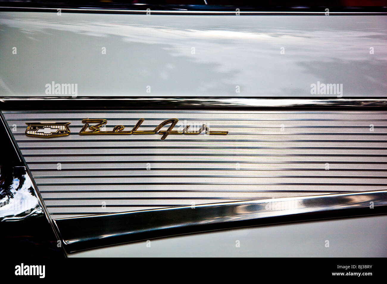 Bel Air in Gold Stockfoto