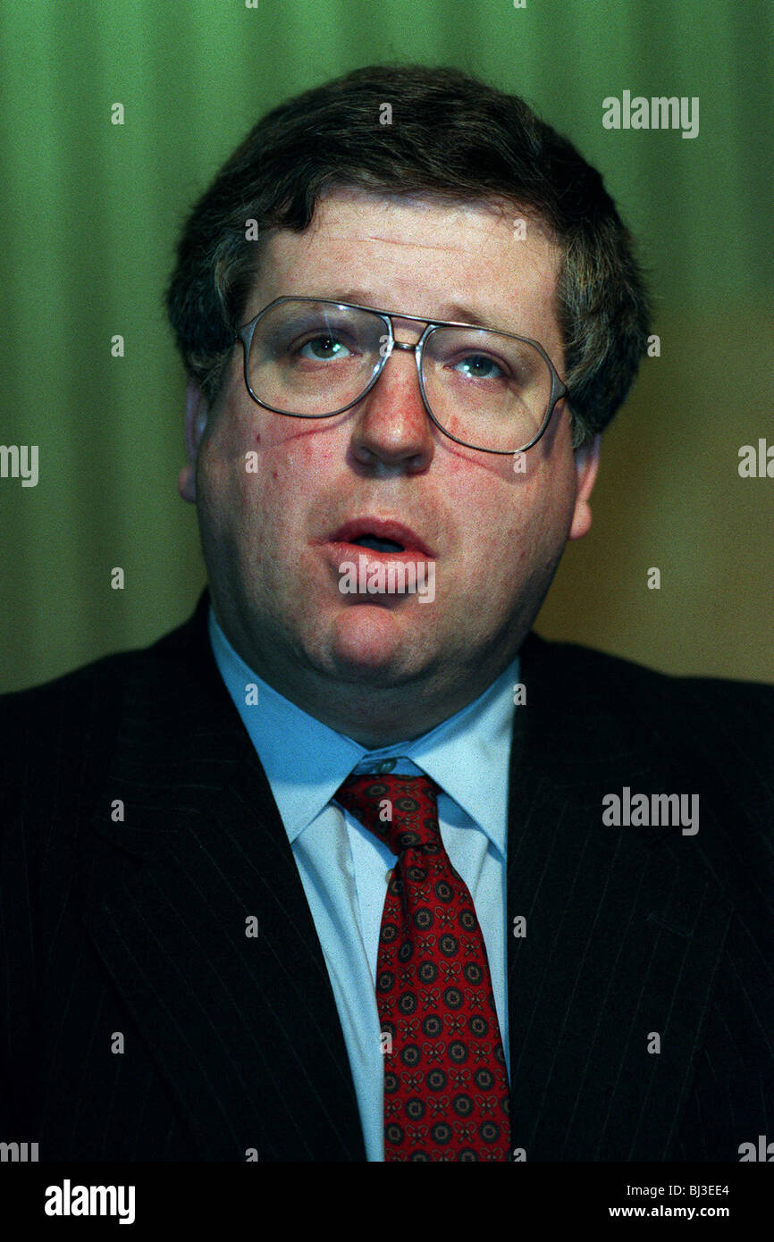 PATRICK MCLOUGHLIN MP unter Sek. der staatlichen D.T.I. 26. Januar 1994 Stockfoto