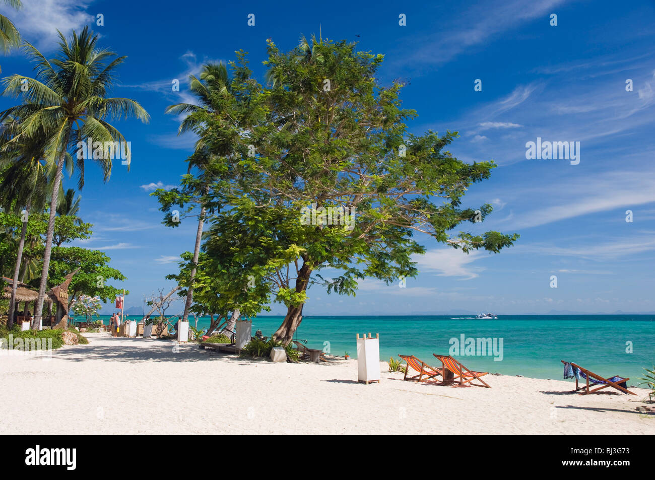 Sandy beach, Ko Hai oder Koh Ngai Insel, Trang, Thailand, Asien Stockfoto