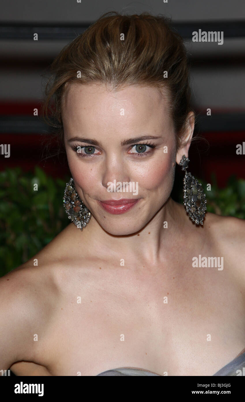 RACHEL MCADAMS VANITY FAIR OSCAR PARTY 2010 LOS ANGELES CA USA 07 März 2010 Stockfoto