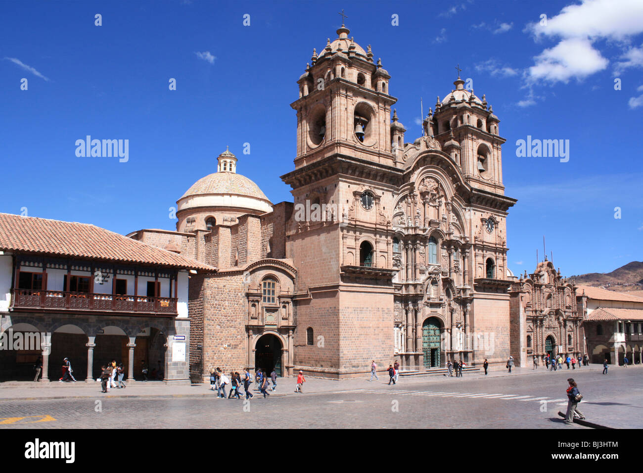 Iglesia Compañia de Jesus, Se Plaza Armas, Cuzco, Peru Stockfoto