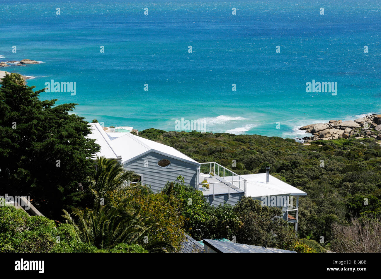 Haus, Bucht von Llandudno, Kapstadt, Western Cape, Südafrika, Afrika Stockfoto