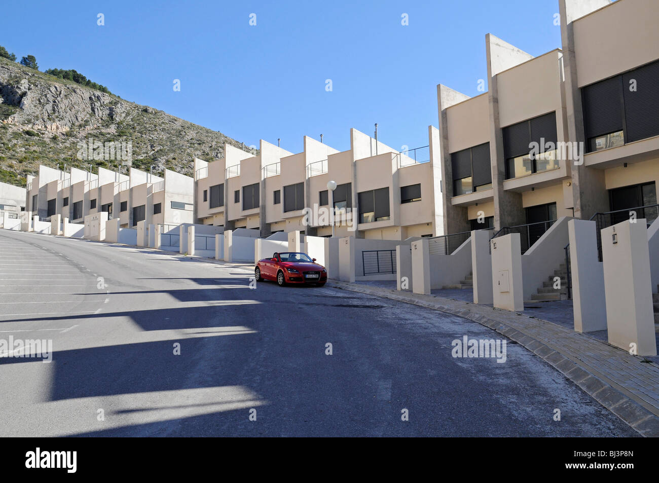Häuser, Neubauten, Siedlung, Altea, Costa Blanca, Alicante Provinz, Spanien, Europa Stockfoto