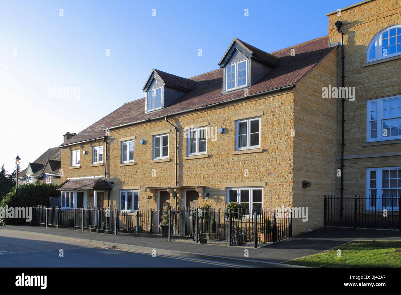 Stadthaus High Street Broadway Cotswolds Worcestershire uk Stockfoto