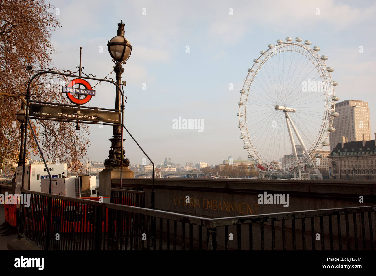 London Eye Stockfoto