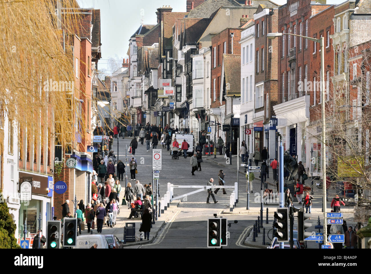 Guildford High Street Surrey England UK Stockfoto