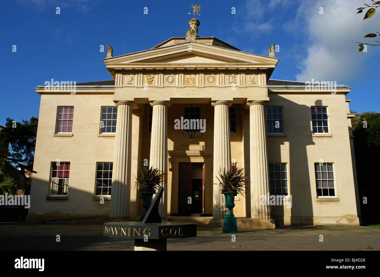 Maitland Robinson Bibliothek, Downing College, Cambridge, England, Vereinigtes Königreich Stockfoto