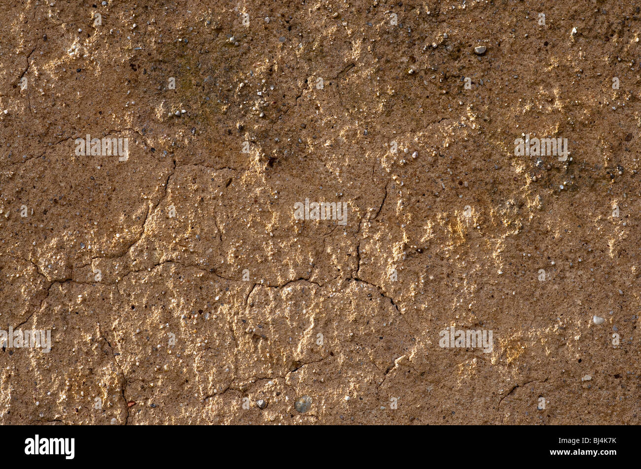 Groben Putz Detail der alten Hauswand - Frankreich. Stockfoto