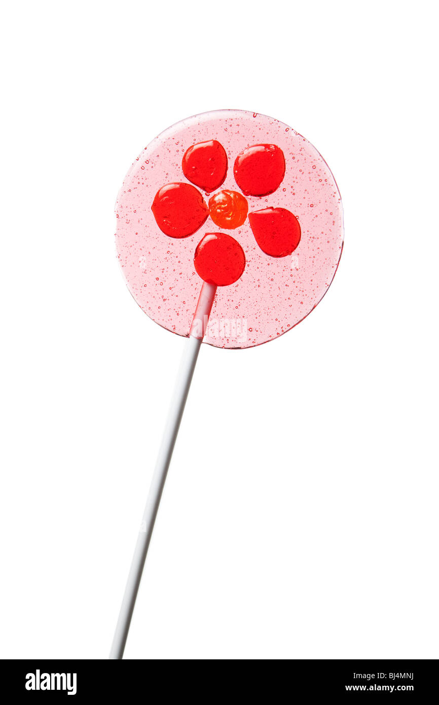 Lollipop-Blume Stockfoto