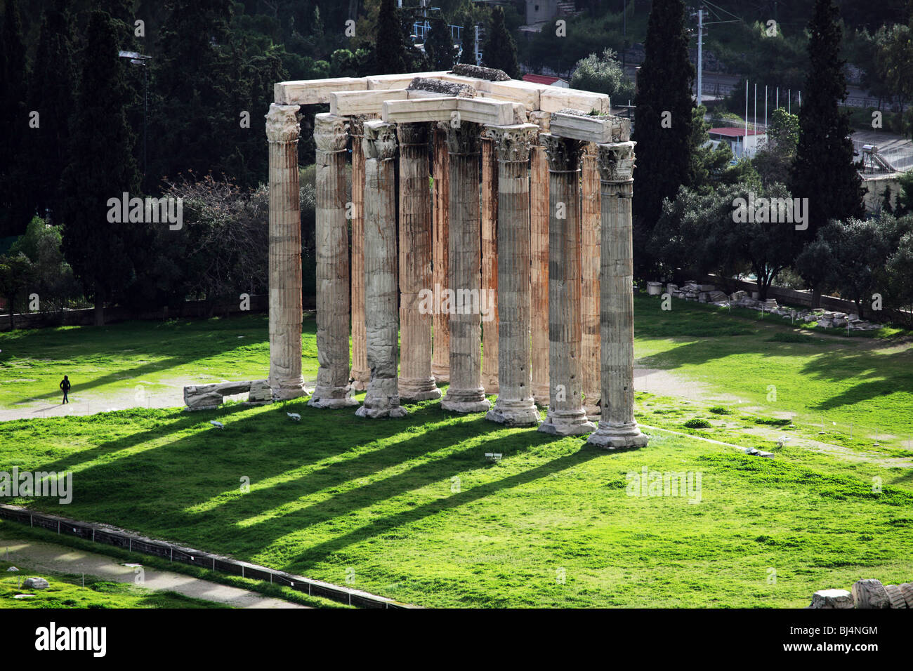 Tempel des Olympischen Zeus Stockfoto