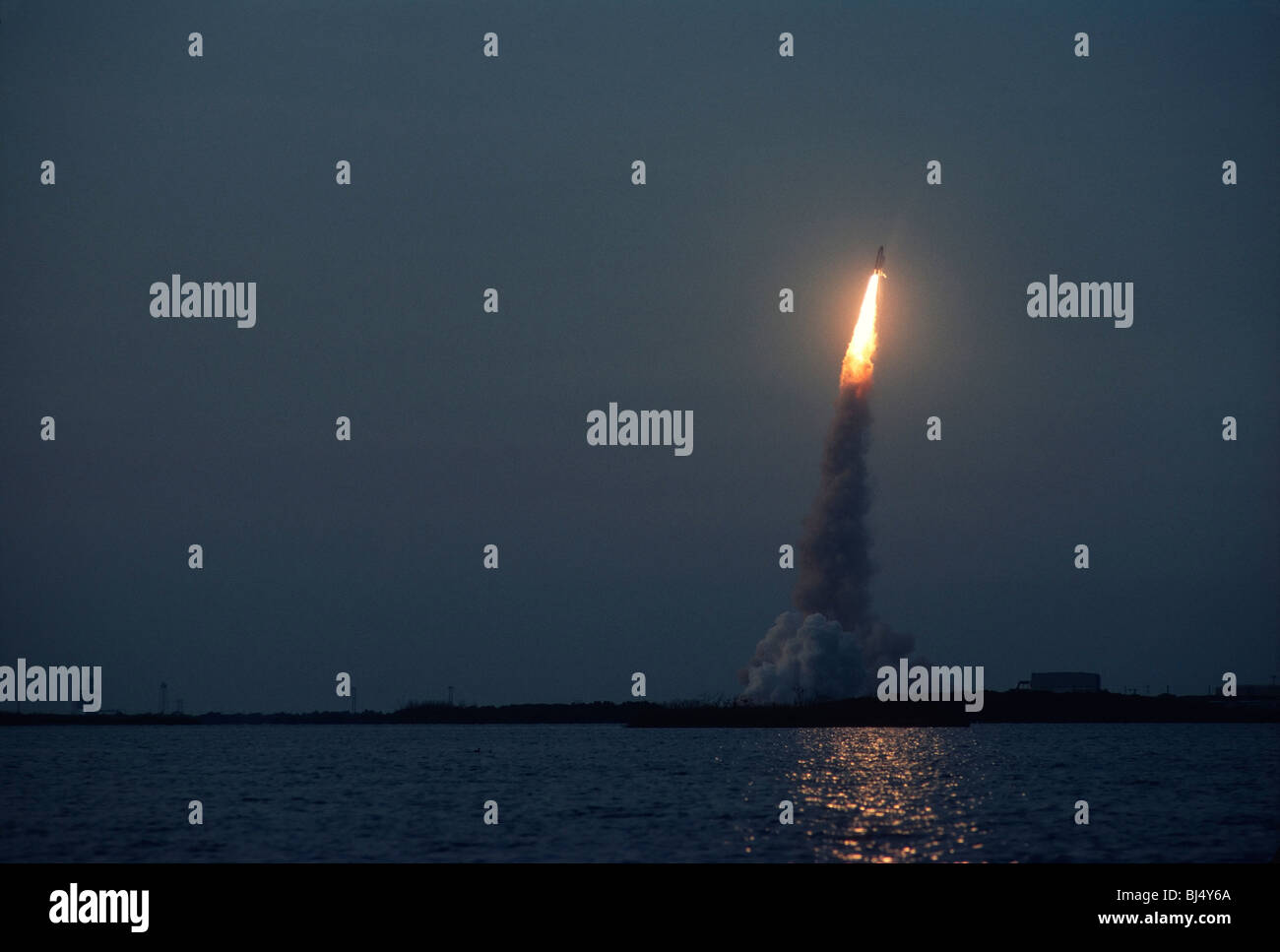Space Shuttle Discovery Start, Mission STS-48 Stockfoto