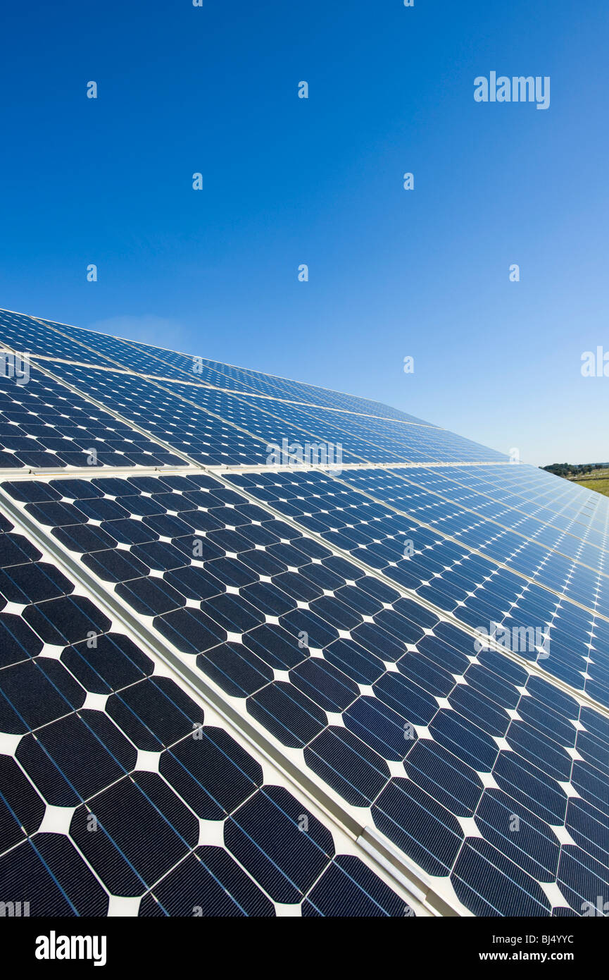 Solar Energie-panel Stockfoto