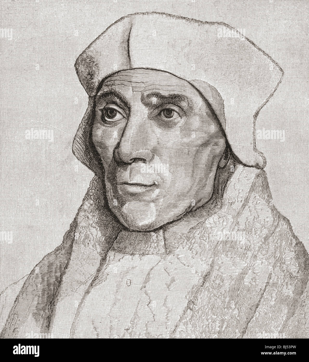 Saint John Fisher, c.1469, 1535.  Englisch, römisch-katholischer Bischof, Kardinal und Märtyrer. Stockfoto